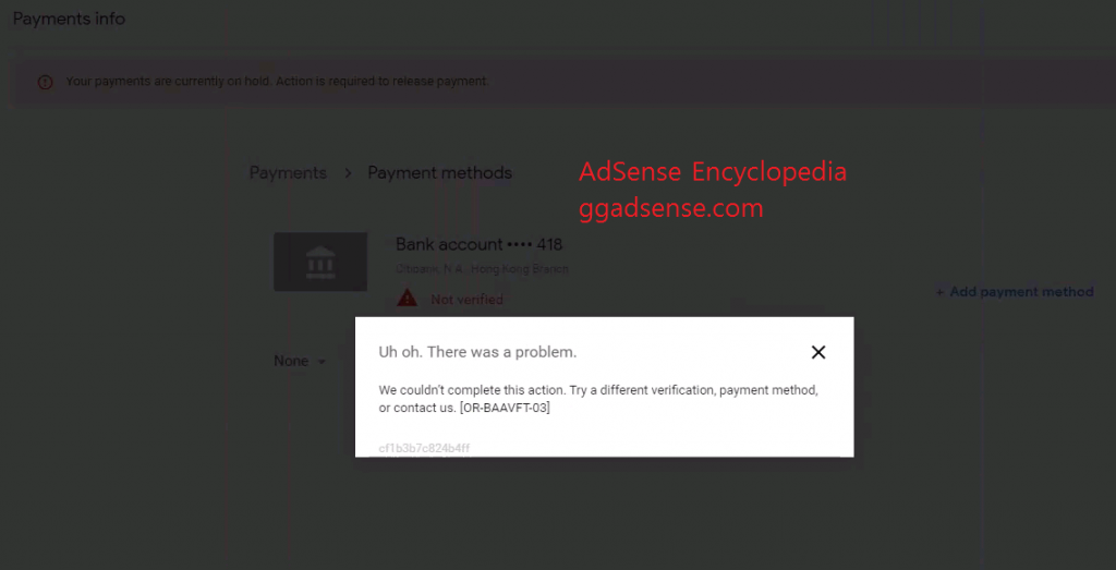 圖片[2] - google play谷歌開發者賬號添加付款方式(收款銀行)提示:出現意外錯誤,請稍後重試.[OR-CAC-01] 或[OR-BAAVFT-03]的解決辦法 - GGZC
