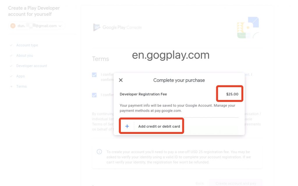 photo[12] - How to open a Google developer account in 2022, the latest developer account creation tutorial, Google developer authentication method - GGZC
