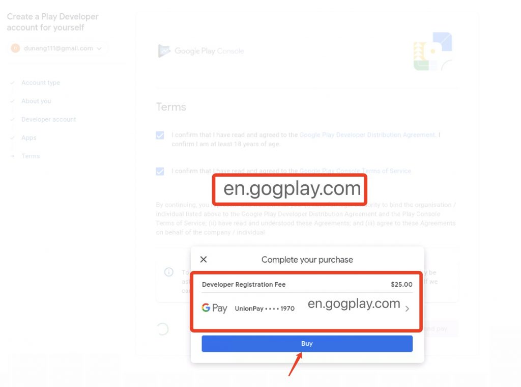 photo[15] - How to open a Google developer account in 2022, the latest developer account creation tutorial, Google developer authentication method - GGZC