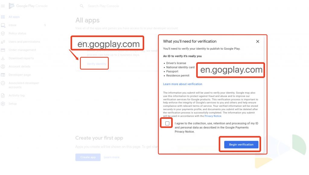 photo[2] - Google developer account identity verification tutorial, Google Play verify identity file type and correct steps - GGZC