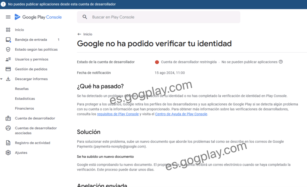 foto[3] - Problema de verificación de identidad de la última versión de Google Play, resumen de verificación de identidad de desarrollador - GGZC