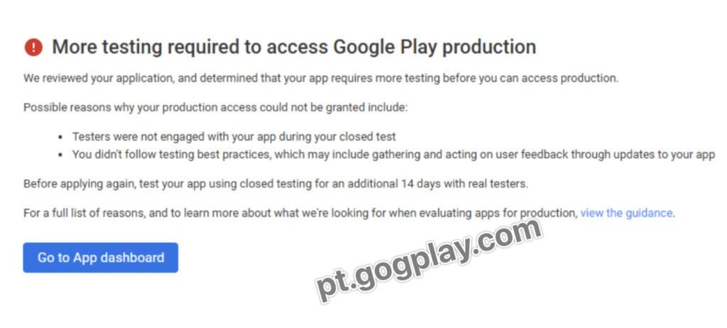 foto[2] - Google Developer Teste Fechado Inválido: É necessário realizar mais testes para acessar o ambiente de produção do Google Play - GGZC