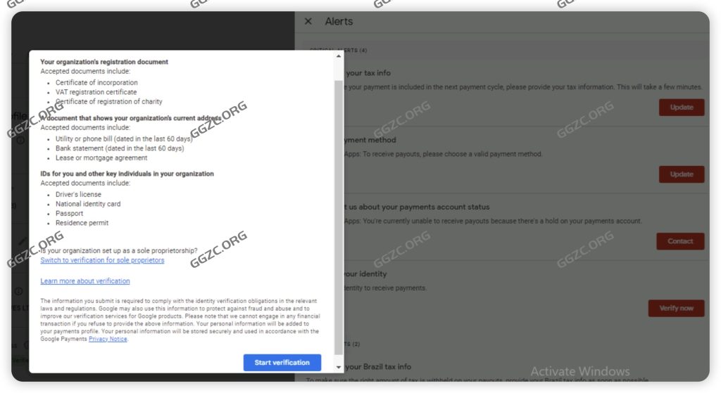 图片[2] - التحقق من حساب التاجر في Google: تتطلب اللوائح الإقليمية من مزودي الدفع اتخاذ إجراءات للتحقق من هوية شركائهم - GGZC